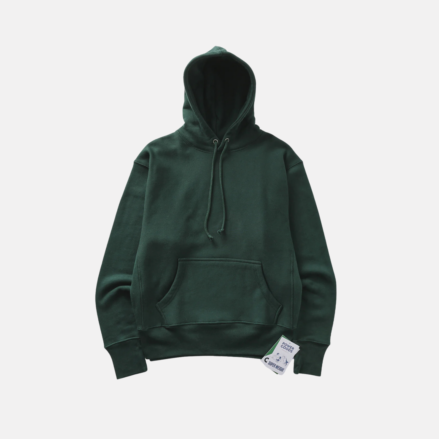 Power Goods Super Weight Hoodie Dark Green Orzel
