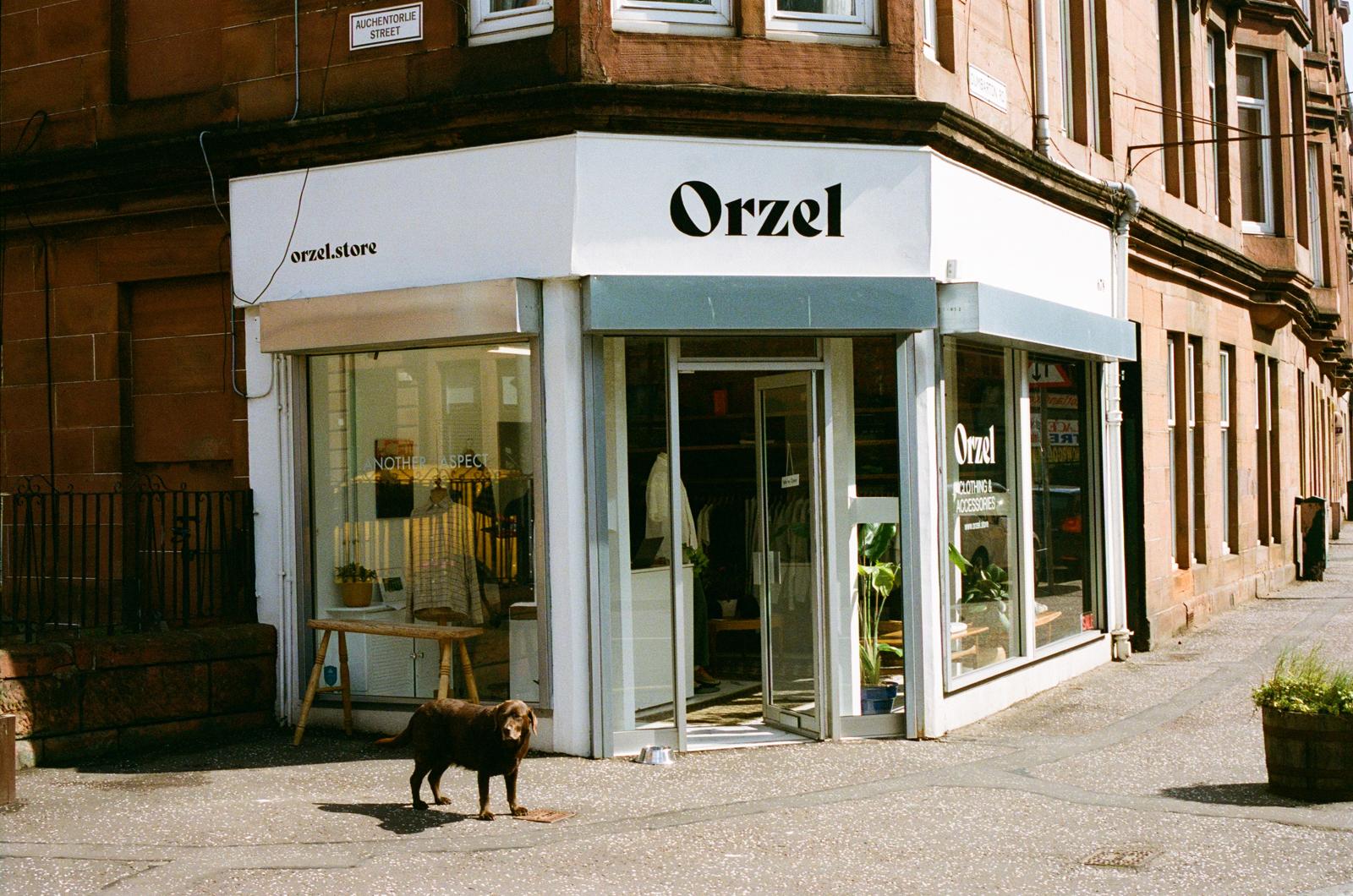 Outside looking in at the Orzel store on 678 Dumbarton Road, Glasgow