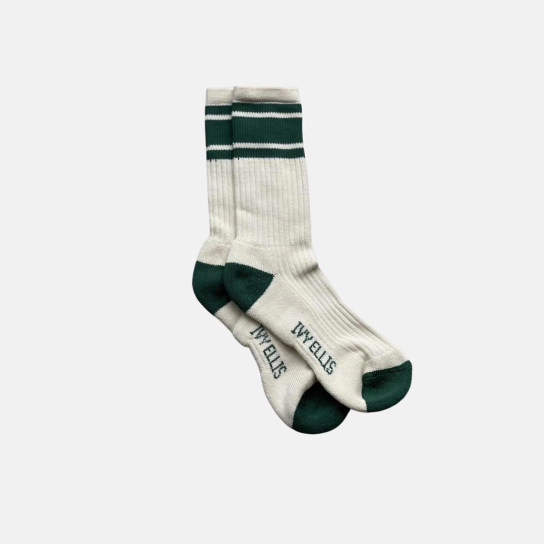 Ivy Ellis - The Namath Vintage Sport Cotton Crew Calf Mens - orzel