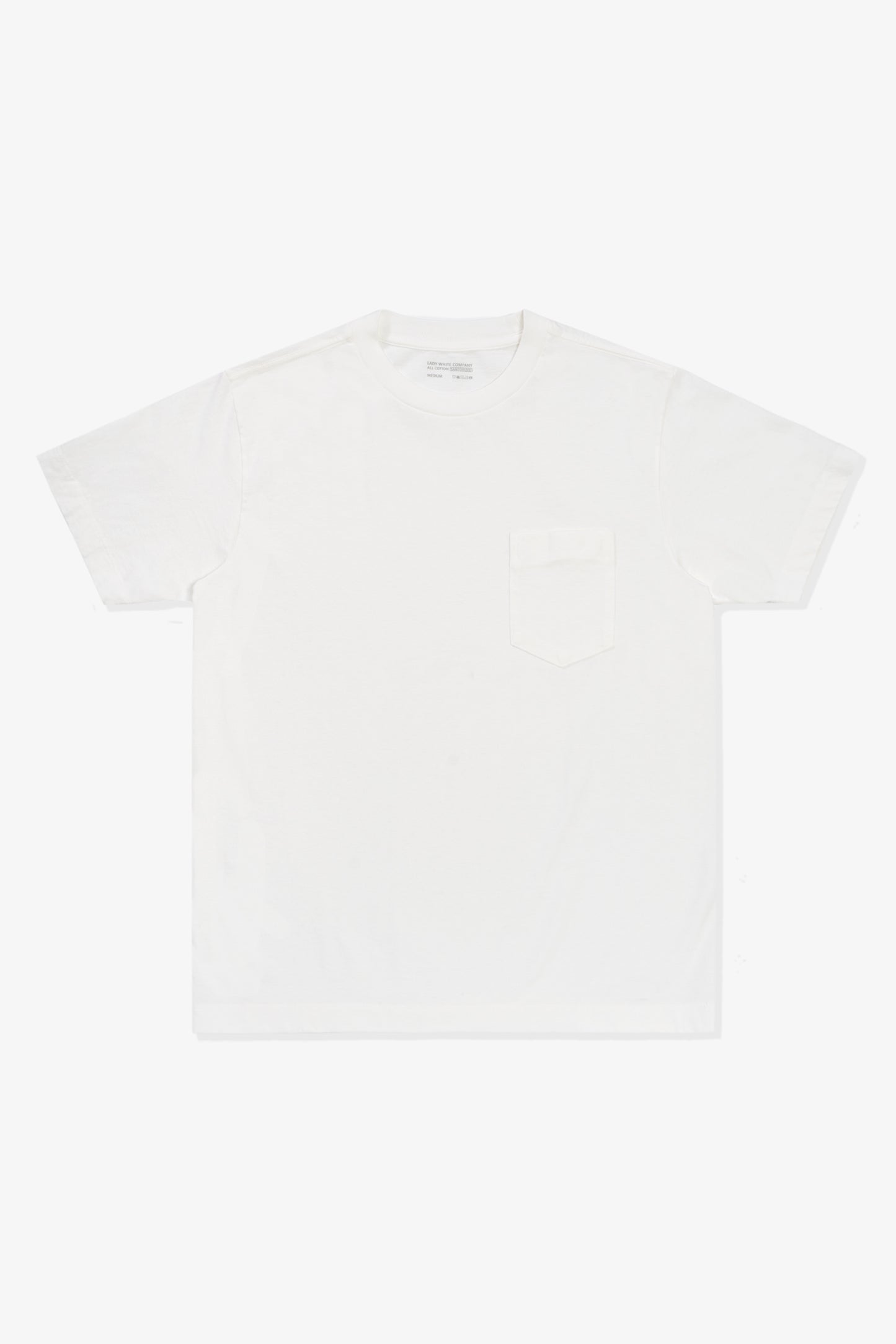 Lady White Co. Balta Pocket T-Shirt - White LW1120