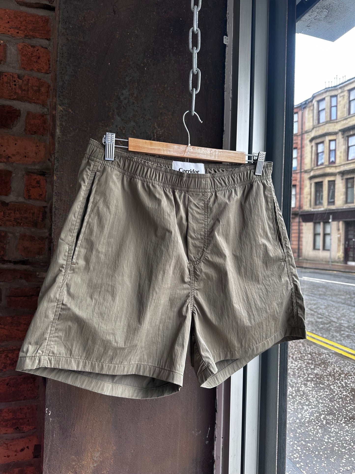 Corridor Nylon Shorts - Army