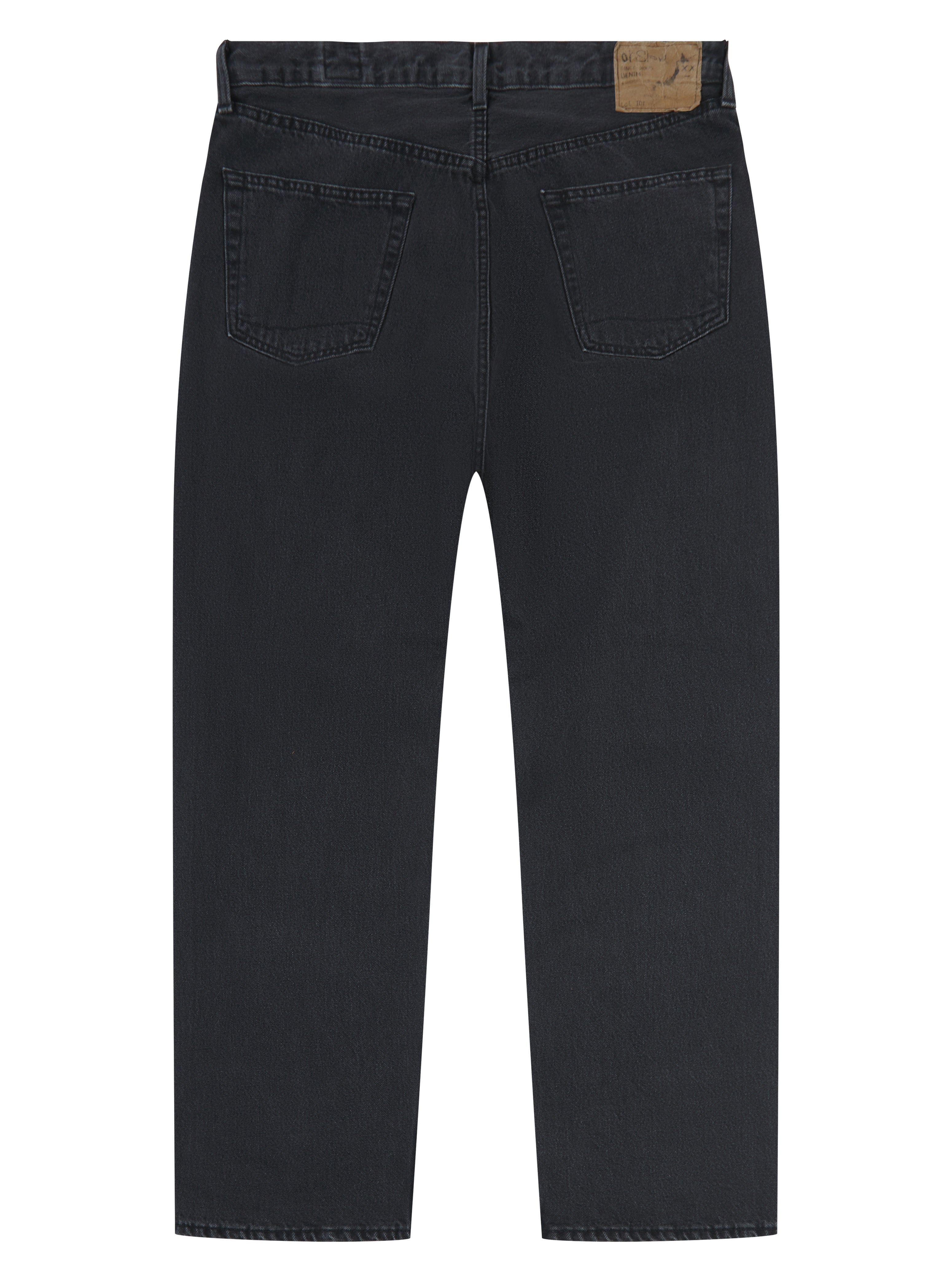 Orslow 101 Dad's Fit Denim Pants (Unisex) - Black Denim Stone – Orzel