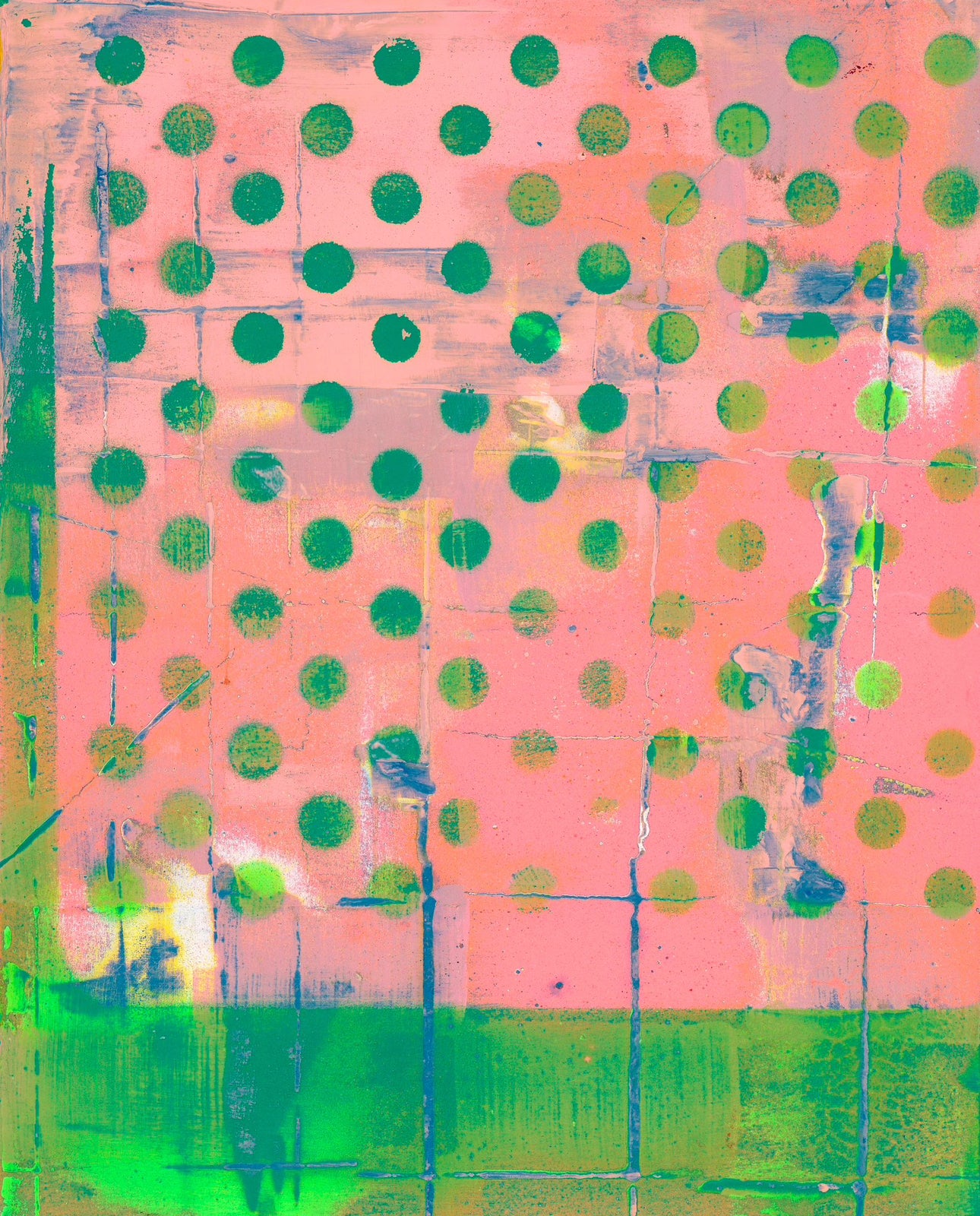 Roddy MacNeill A2 Print - ‘Untitled Pink/Green’