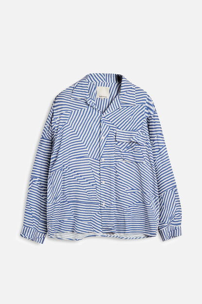 YMC Wray Shirt - Blue / White