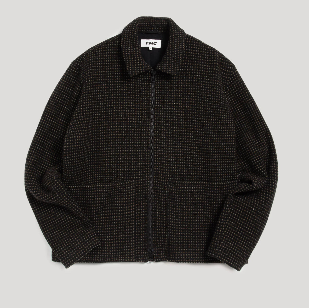 YMC Bay City Bomber Jacket - Black / Brown