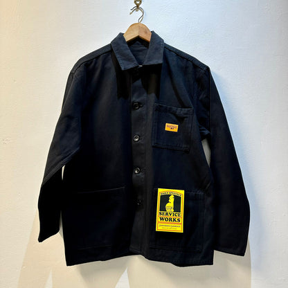 Service Works Moleskin Coverall Jacket - Black