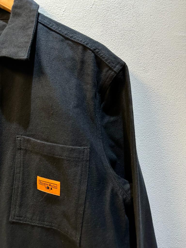 Service Works Moleskin Coverall Jacket - Black