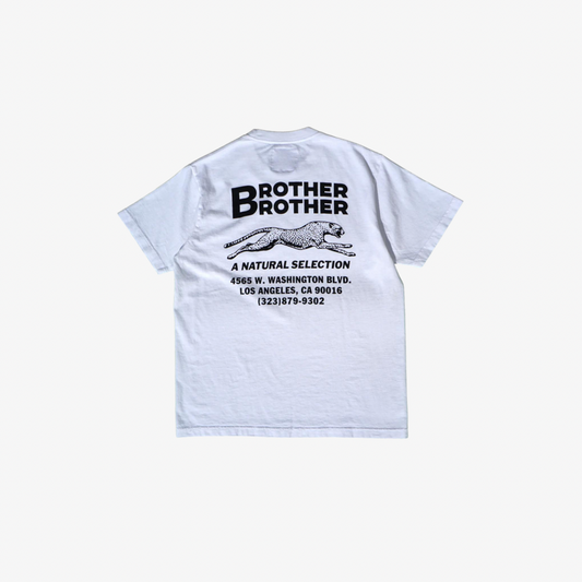Brother Brother Shop Tee - White / Black