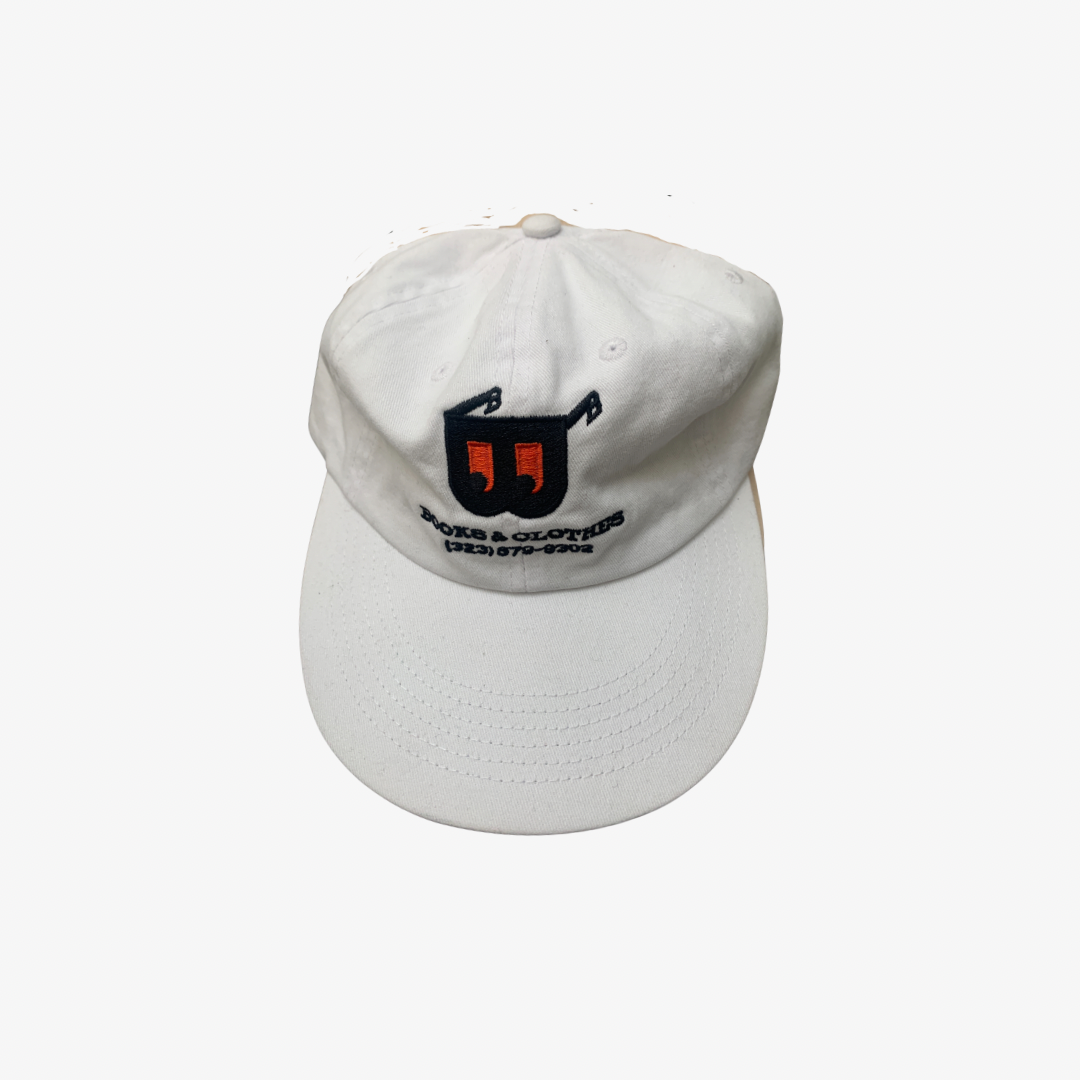 Brother Brother Books and Clothes Cap - White