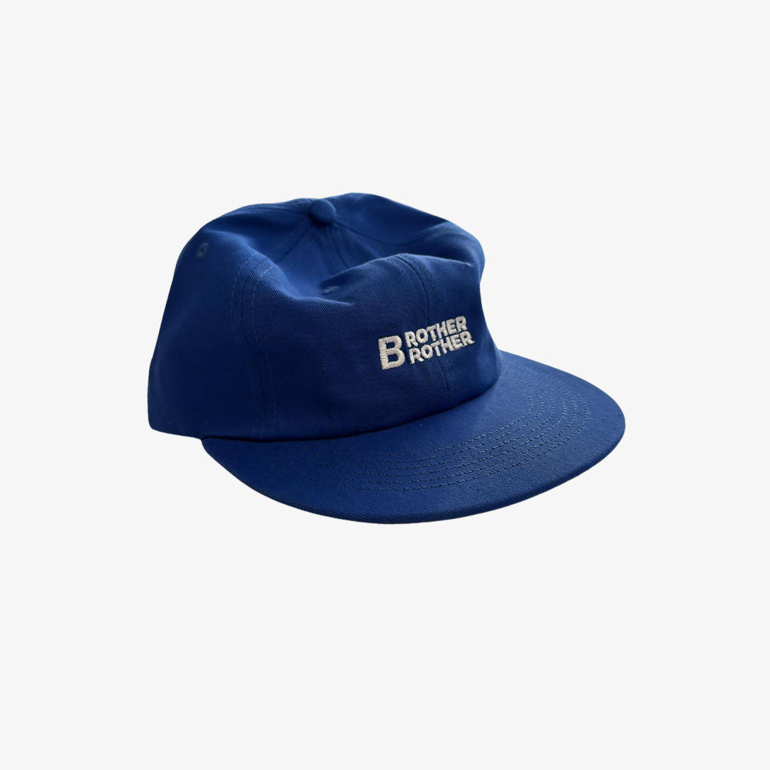 Brother Brother Tiny Stack Cap - Royal Blue / White