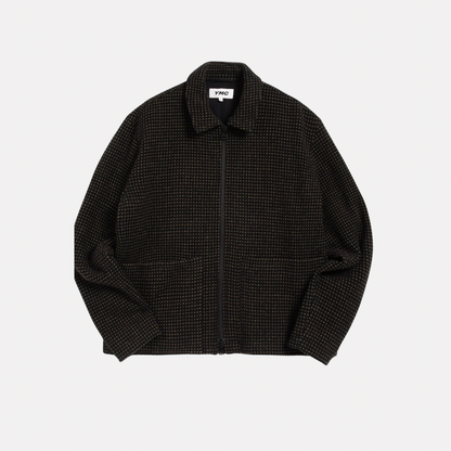 YMC Bay City Bomber Jacket - Black / Brown