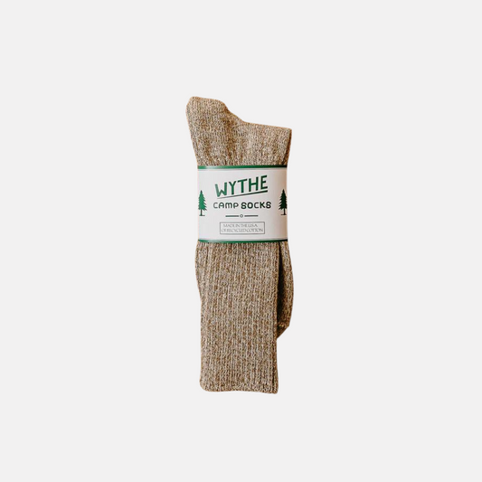 Wythe Camp Socks - Camp Khaki Melange