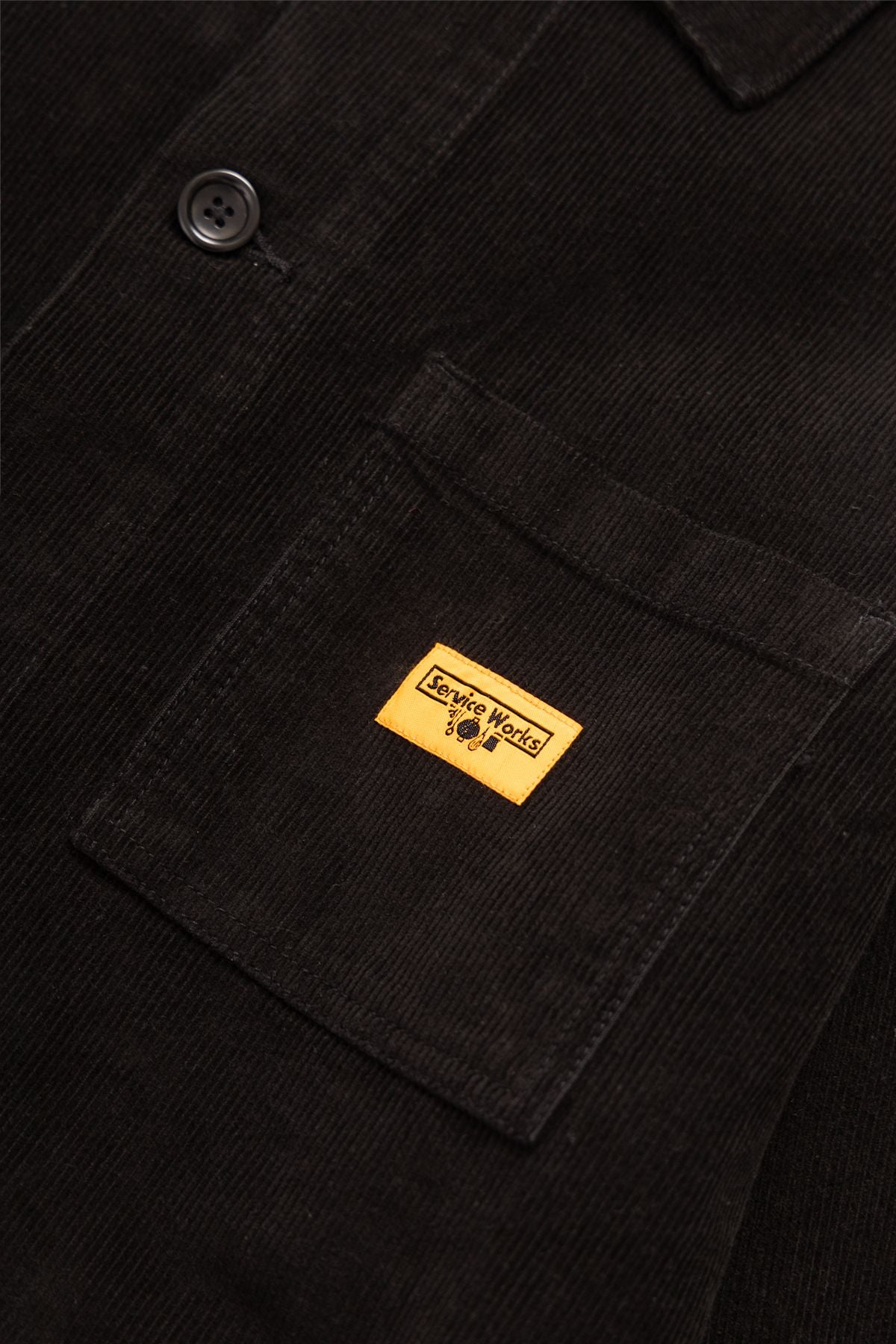 Service Works Corduroy Coverall Jacket - Black