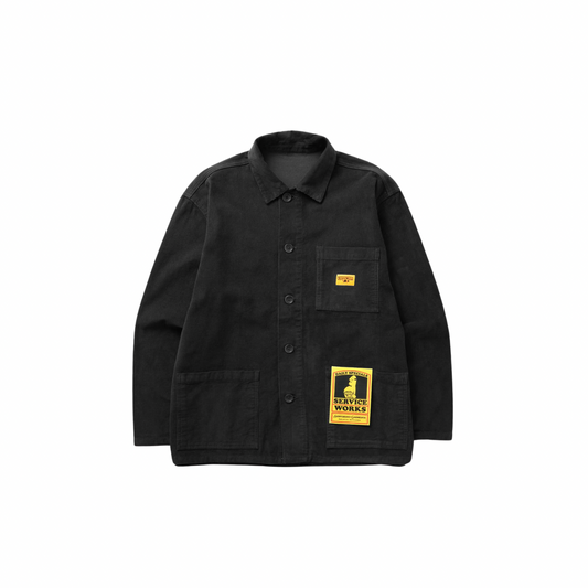 Service Works Corduroy Coverall Jacket - Black