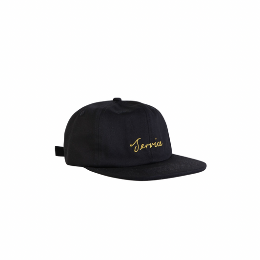 Service Works Script Cap - Black