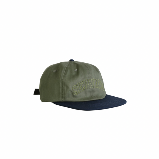 Service Works Arch Logo Cap - Olive / Navy