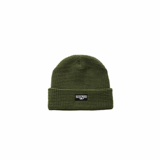 Service Works Waffle Logo Beanie - Olive