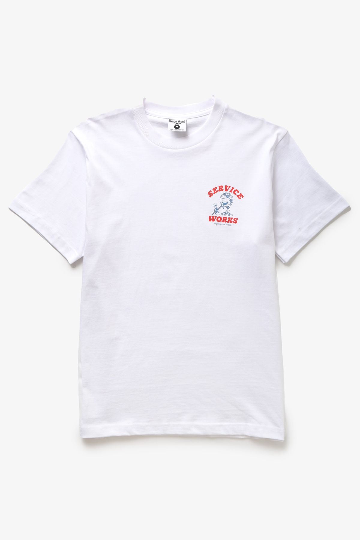 Service Works Organic Chefswear Tee - White