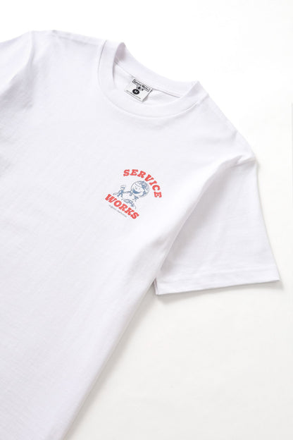 Service Works Organic Chefswear Tee - White