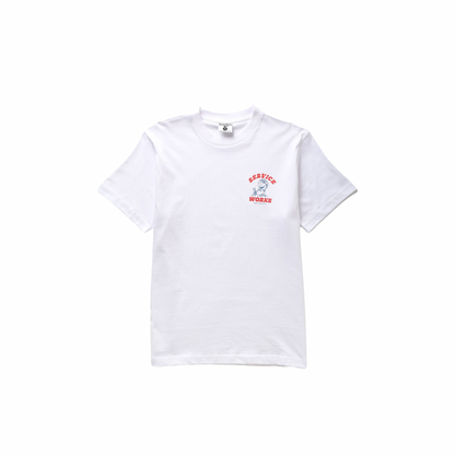 Service Works Organic Chefswear Tee - White