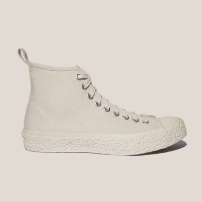 YMC Vulcanised High Top Sneakers - Off White