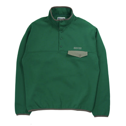 Brother Brother Snap Front Pullover - Hunter Green