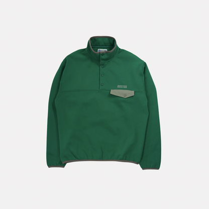 Brother Brother Snap Front Pullover - Hunter Green