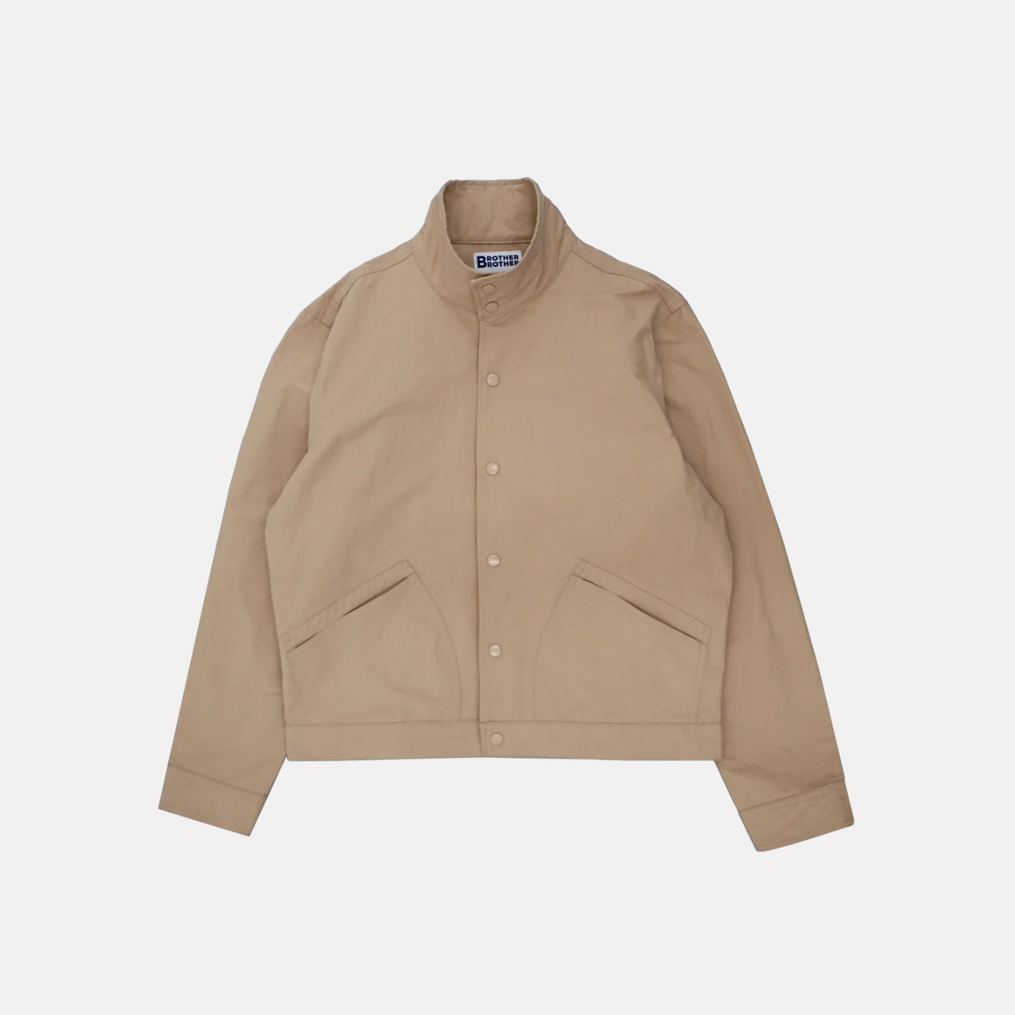 Brother Brother Nylon Snap Jacket - Khaki