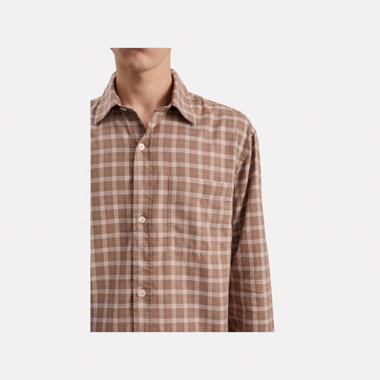 Another Aspect Another Shirt 4.0 - Light Brown Check