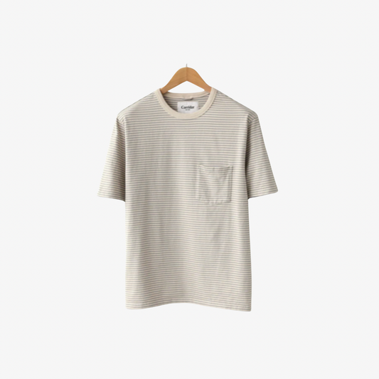 Corridor Grey Mini Stripe T-Shirt
