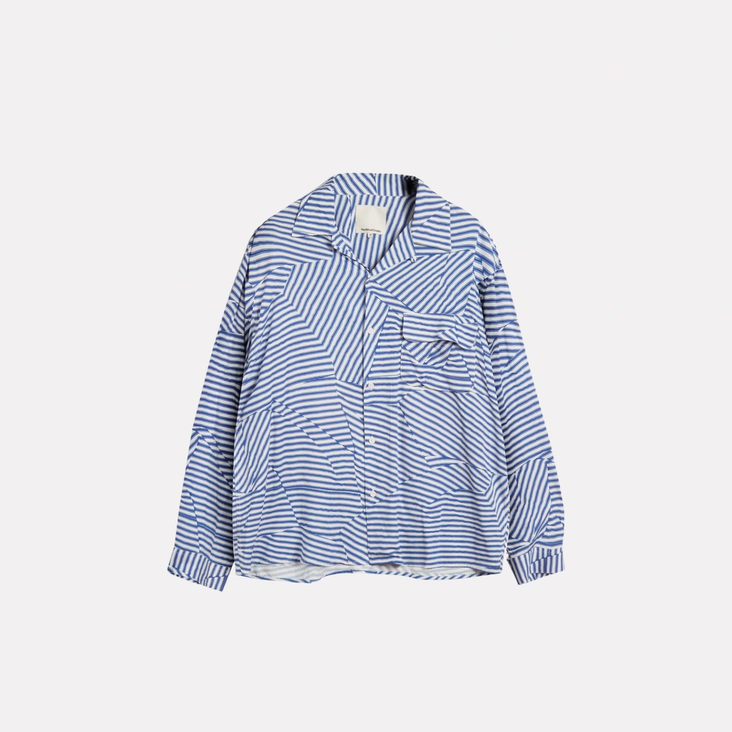 YMC Wray Shirt - Blue / White