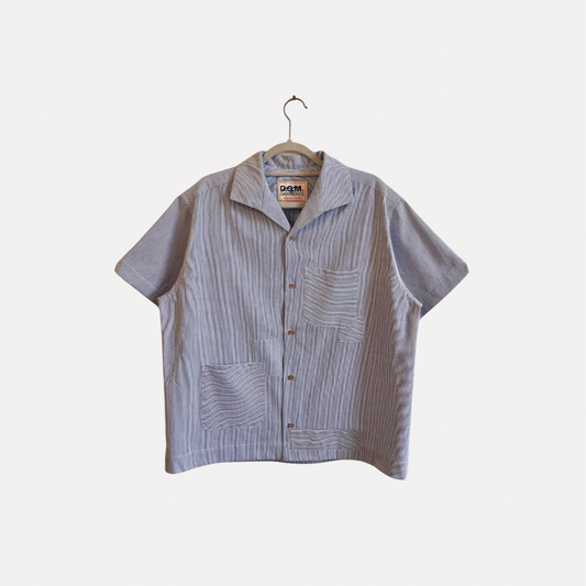 D.C.M. Garments Souvenir Shirts - Blue / White Stripe