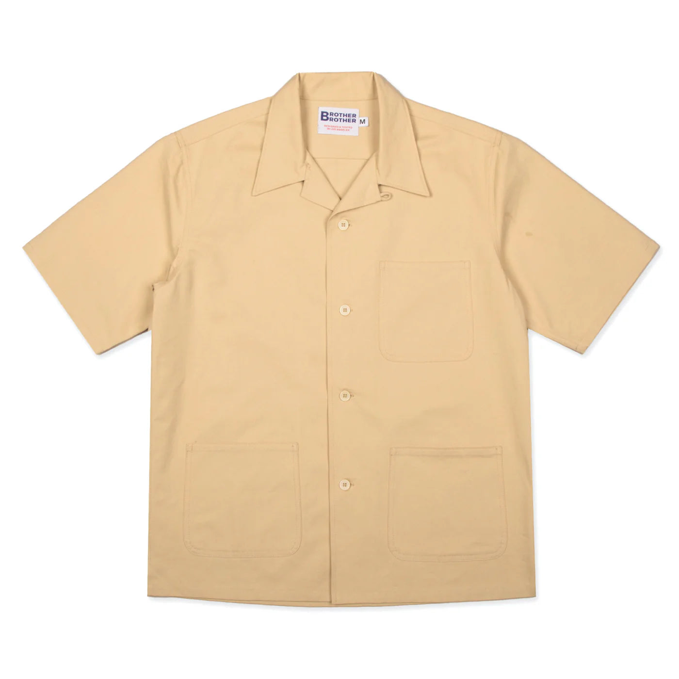 Brother Brother Short Sleeve 3 Pocket Shirt - Khaki