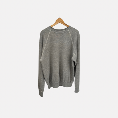 OrSlow Loop Wheel Crew Neck Sweatshirt - Heather Grey