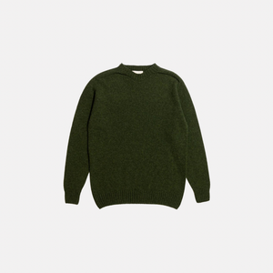 Country of Origin Seamless Crew Sweater - Dark Green