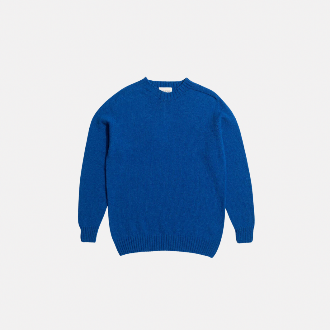 Country of Origin Seamless Crew Sweater - Blue