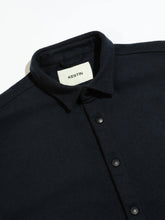 Load image into Gallery viewer, Kestin Armadale Overshirt in Naval Navy Brushed Cotton
