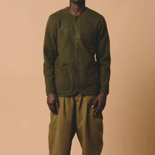 Load image into Gallery viewer, Kestin Neist Fleece in Defender Green Italian Wool
