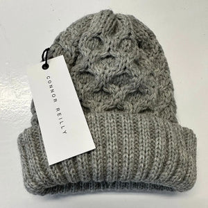 Connor Reilly Cable Knit Watch Cap - Grey - orzel