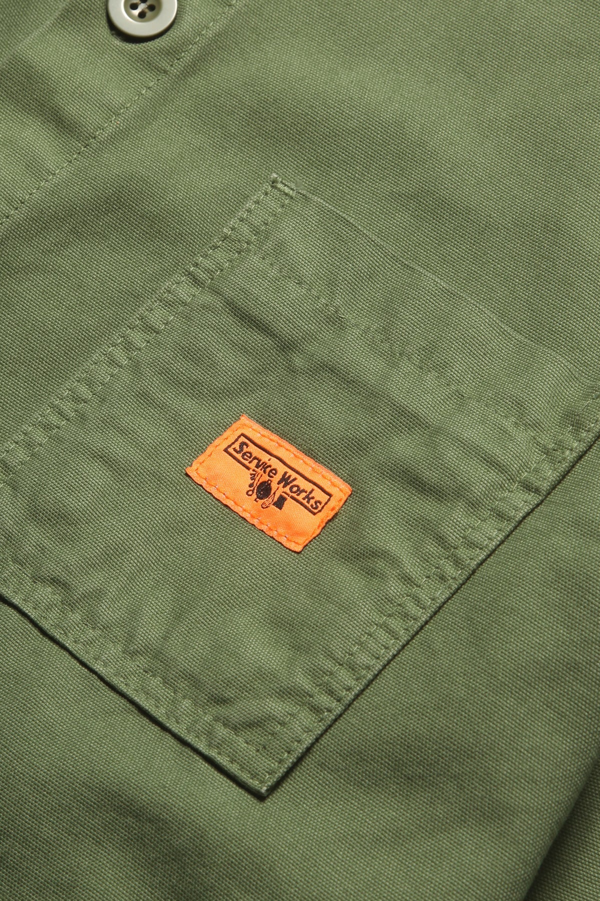 Service Works Canvas Coverall Jacket - Olive