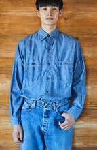 Load image into Gallery viewer, OrSlow Vintage Fit Chambray Work Shirt
