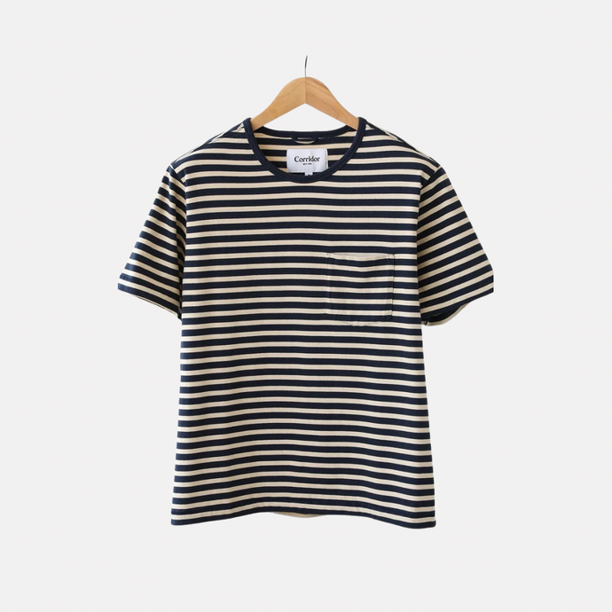 Corridor Navy Stripe T-Shirt - orzel