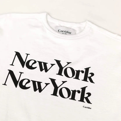 Corridor New York New York T-Shirt White - orzel